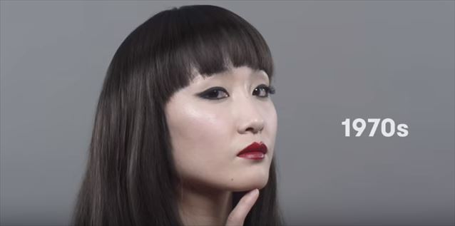 日本のヘアメイクトレンド100年史動画キャプチャ10