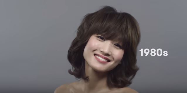 日本のヘアメイクトレンド100年史動画キャプチャ11