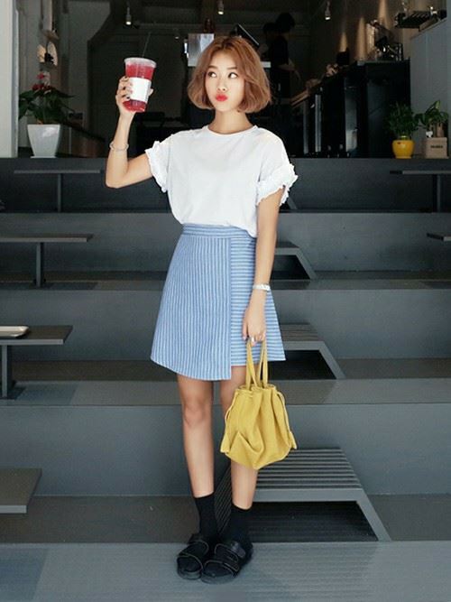 韓国オルチャンファッションのレディース夏コーディネート画像6