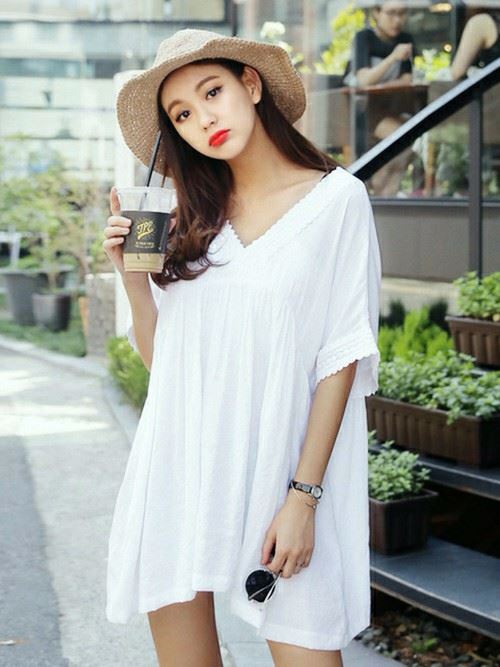 韓国オルチャンファッションのレディース夏コーディネート画像15