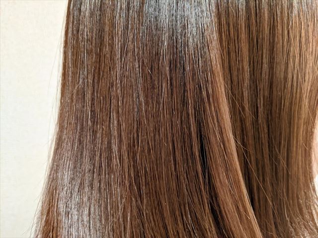 SHINTO WATER使用後の髪の毛の画像2